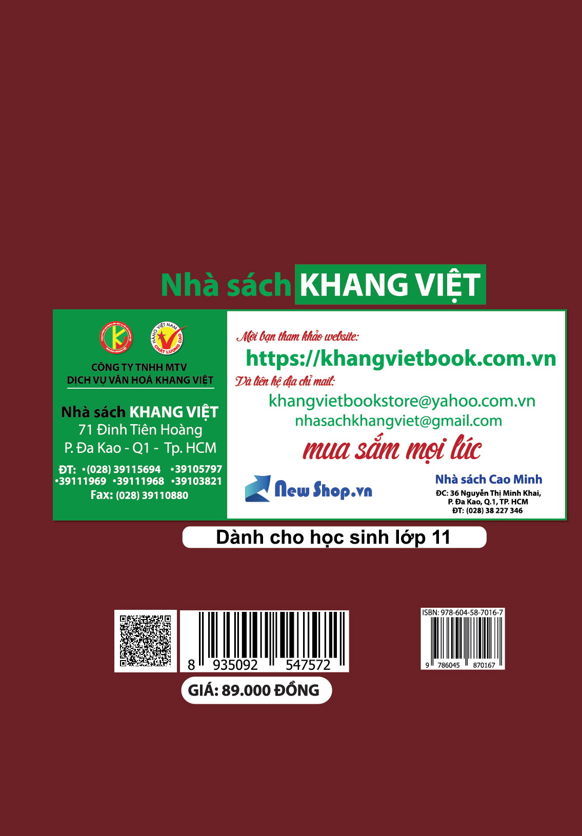 Bìa sau Hướng Dẫn Ôn Tập Nhanh - Hiệu Quả Câu Hỏi Và Bài tập Trắc Nghiệm Lịch Sử 11
